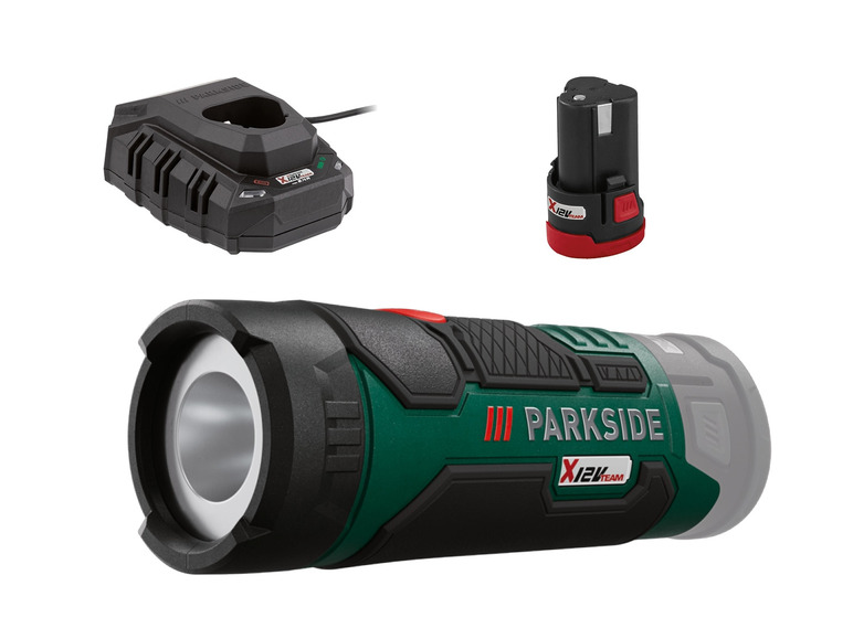  Zobrazit na celou obrazovku PARKSIDE® Aku pracovní LED svítilna PTSA 12 A1, 2,5 Ah - Obrázek 1