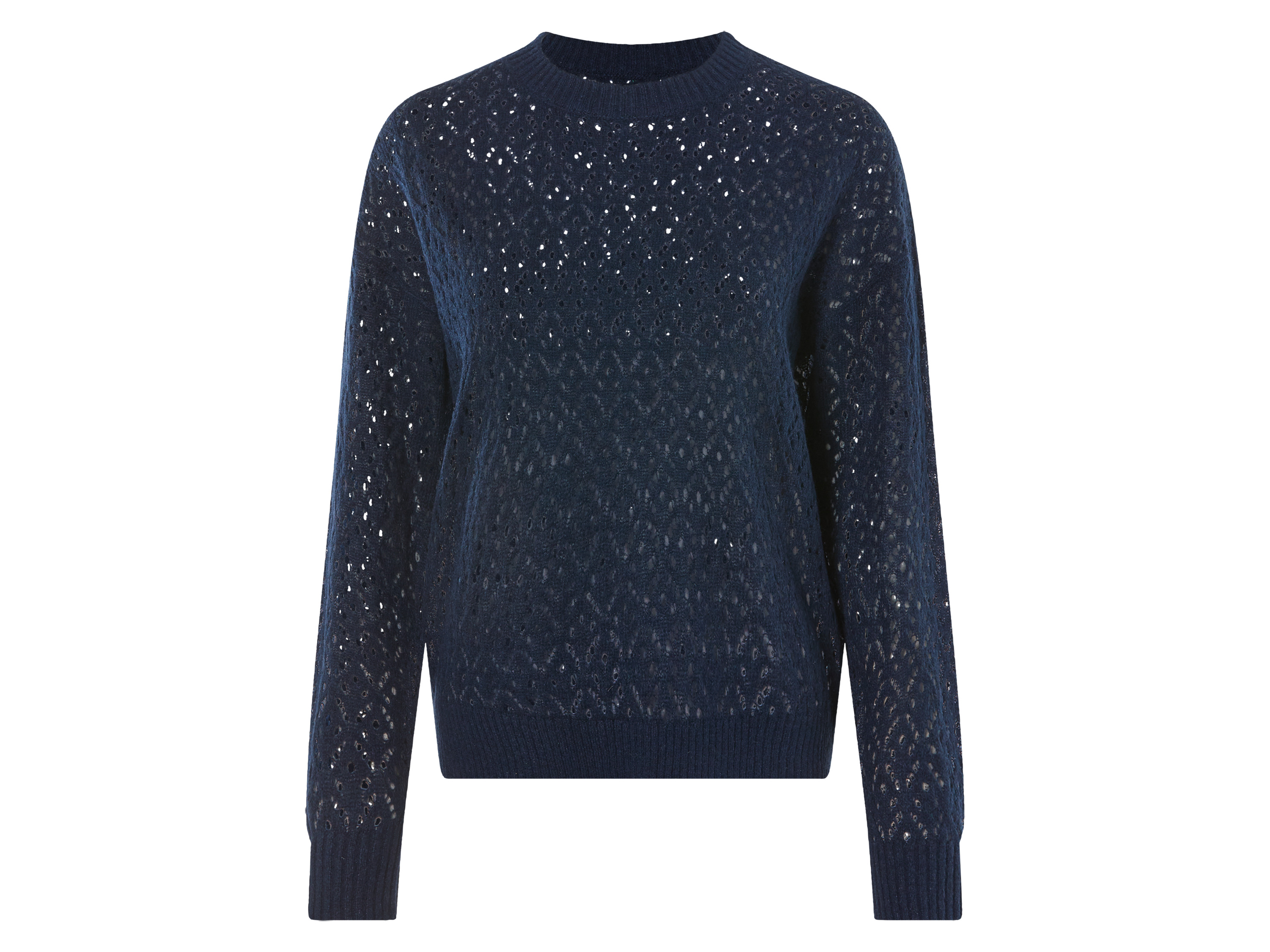 esmara® Dámský pletený svetr (modrá, L (44/46))