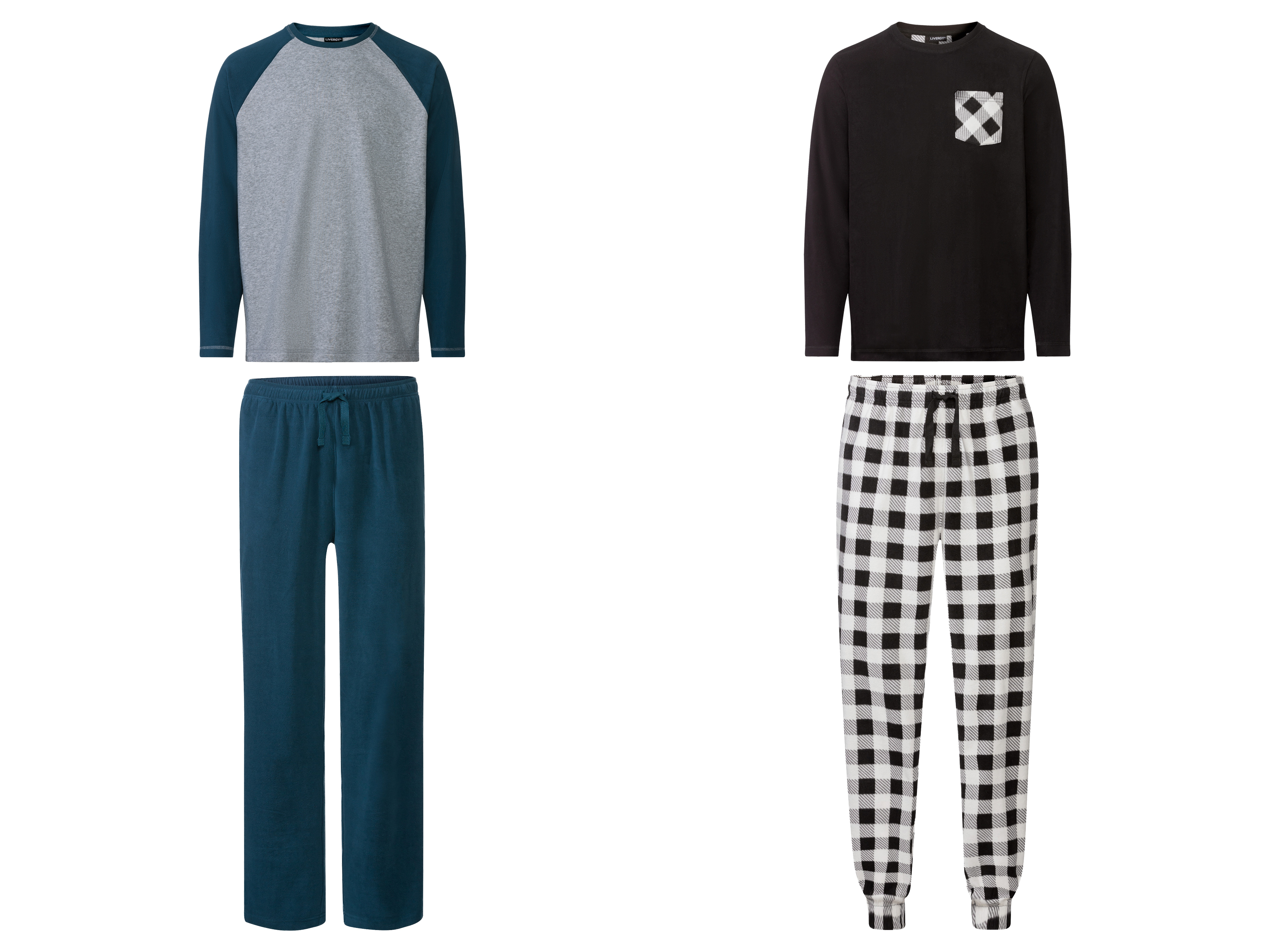 LIVERGY® Pánské fleecové pyžamo