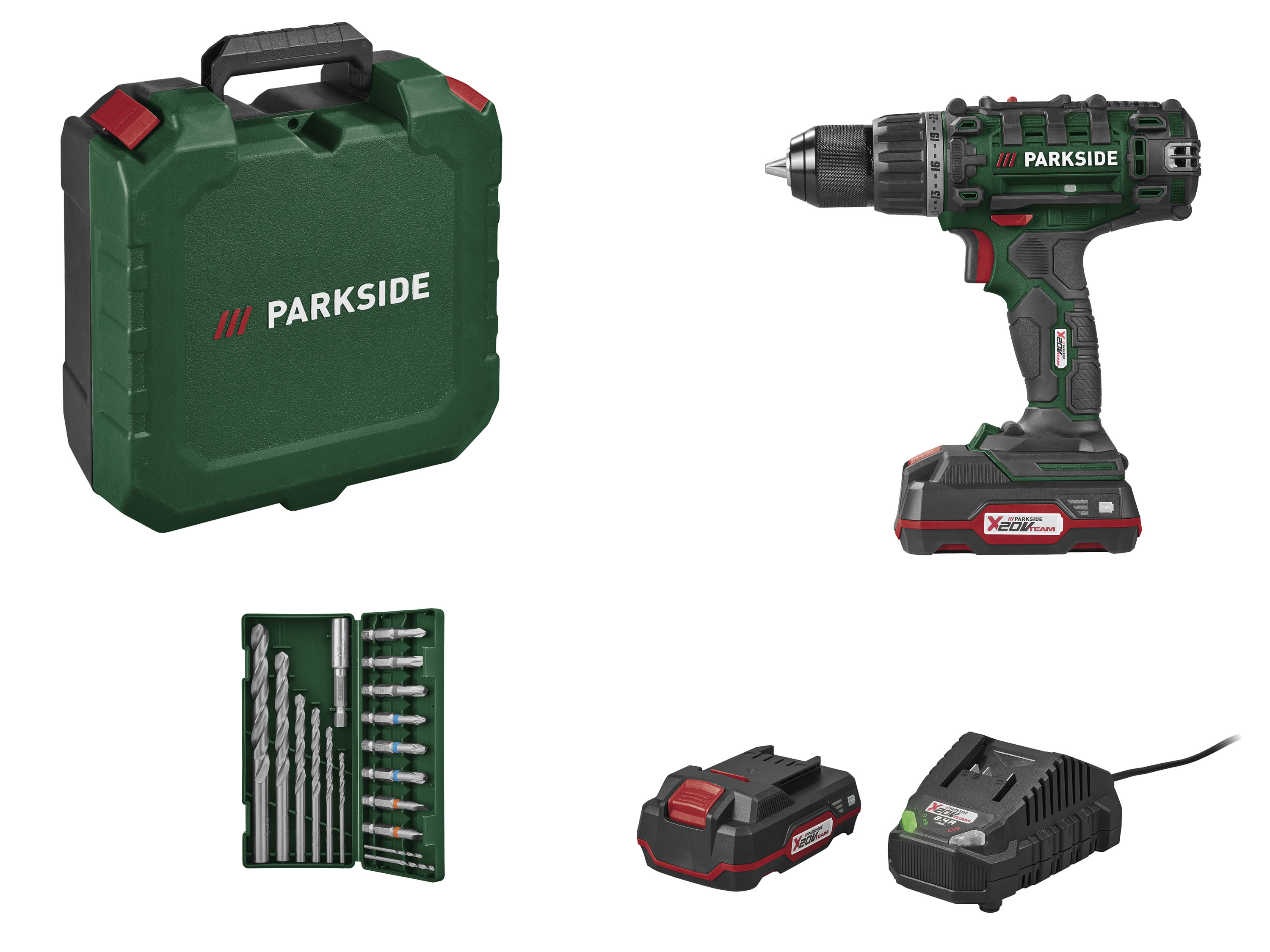 Parkside® Aku vrtací šroubovák Pabs 20-Li G8
