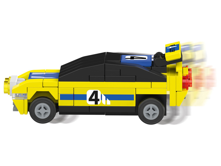 Žluté stavební auto s číslem 4