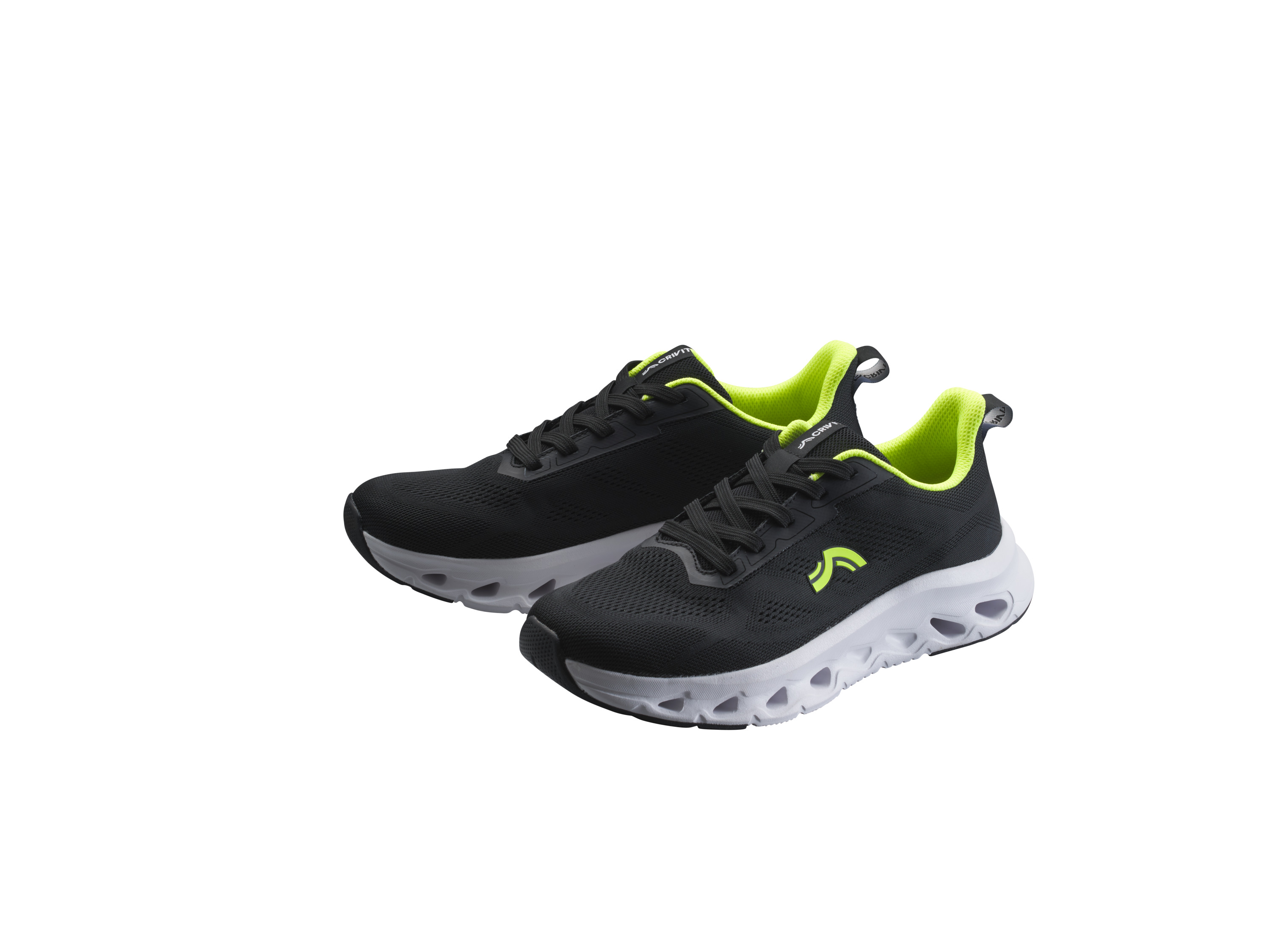 Crivit Pánská sportovní a volnočasová obuv (černá/žlutá, 42)