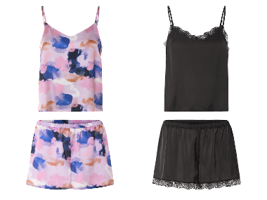 esmara® Dámské saténové pyžamo