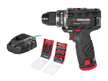 PARKSIDE PERFORMANCE® Aku vrtací šroubovák s příslušenstvím PBSPA 12 B2, 2 Ah
