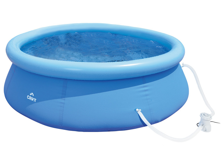  Zobrazit na celou obrazovku CRIVIT Bazén Quick up pool Easy s filtračním zařízením, Ø 240 x 63 cm - Obrázek 1