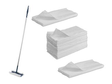 W5 Podlahový mop / Jednorázové prachovky / Vlhčené jednorázové utěrky