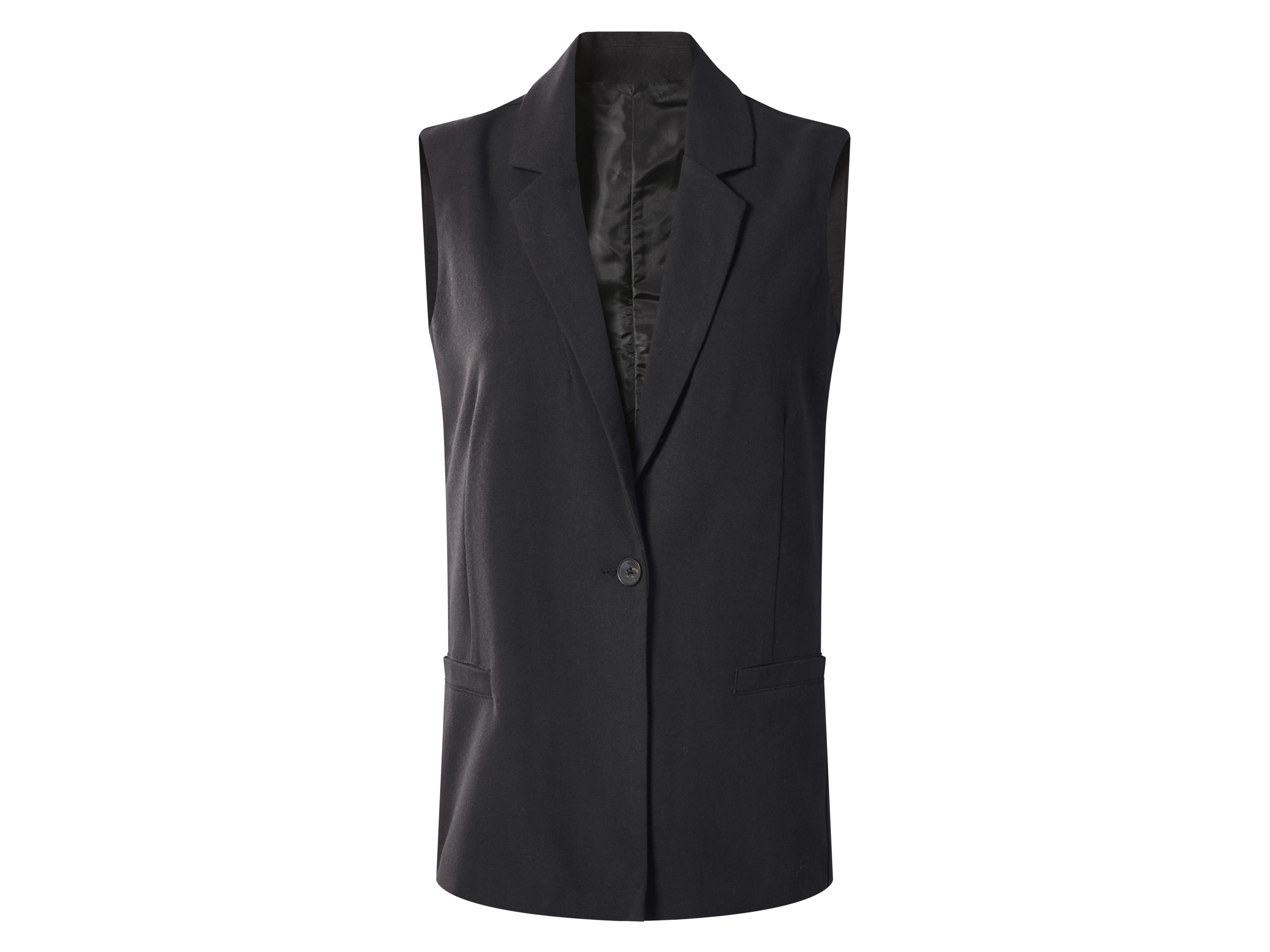 esmara® Dámský blejzr bez rukávů (černá, 44)