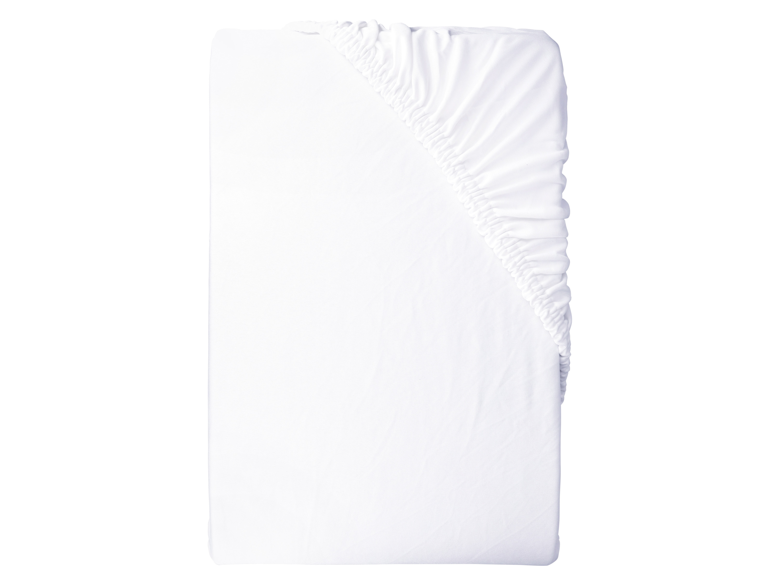 Livarno home Žerzejové napínací prostěradlo, 180-200 x 200 cm (bílá)