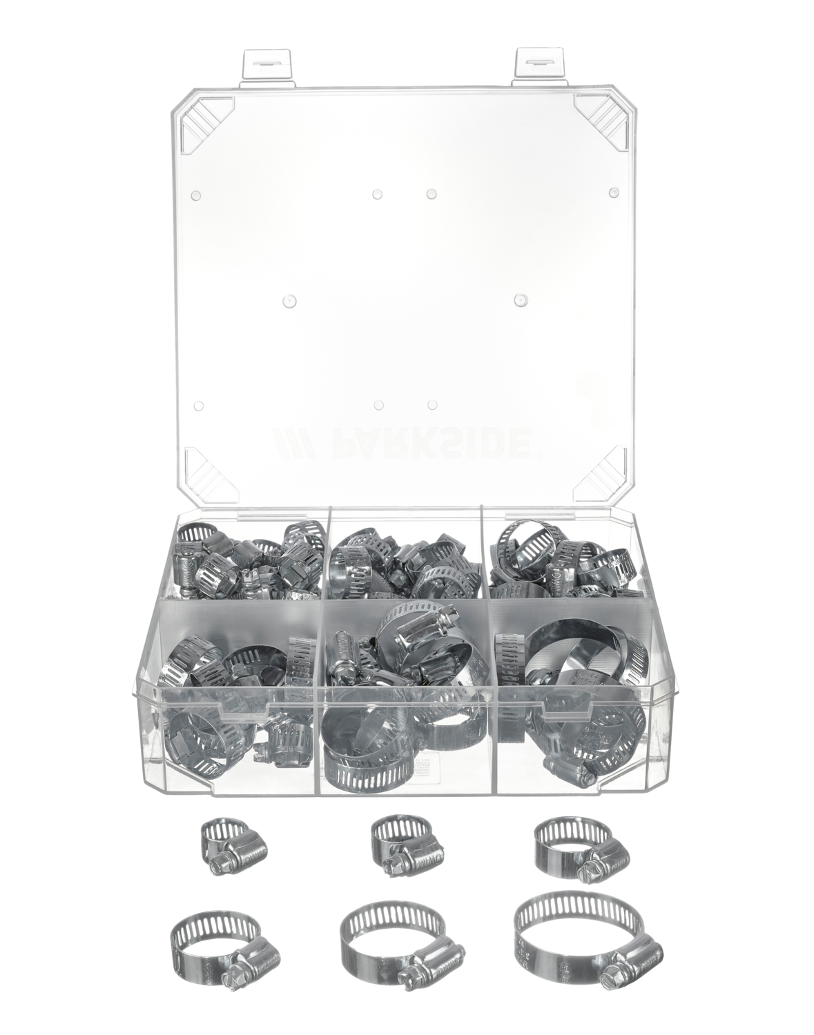 Parkside® Sortiment malých dílů XXL (sada hadicových spon)