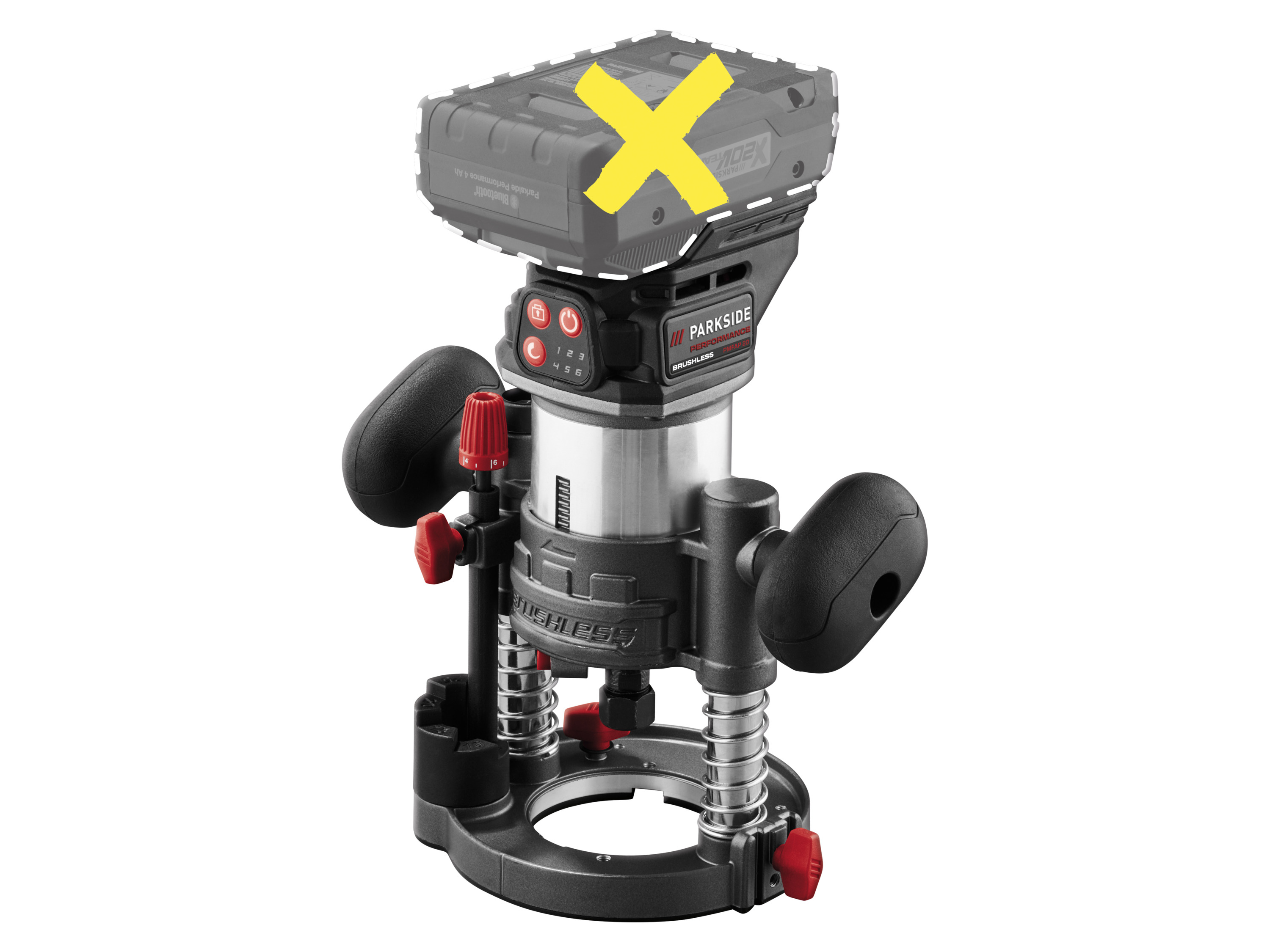 Parkside Performance® Aku multifunkční frézka Pmfap 20-Li B2 – bez akumulátoru a nabíječky