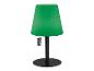 Zelená stolní lampa Sansibar, moderní design.