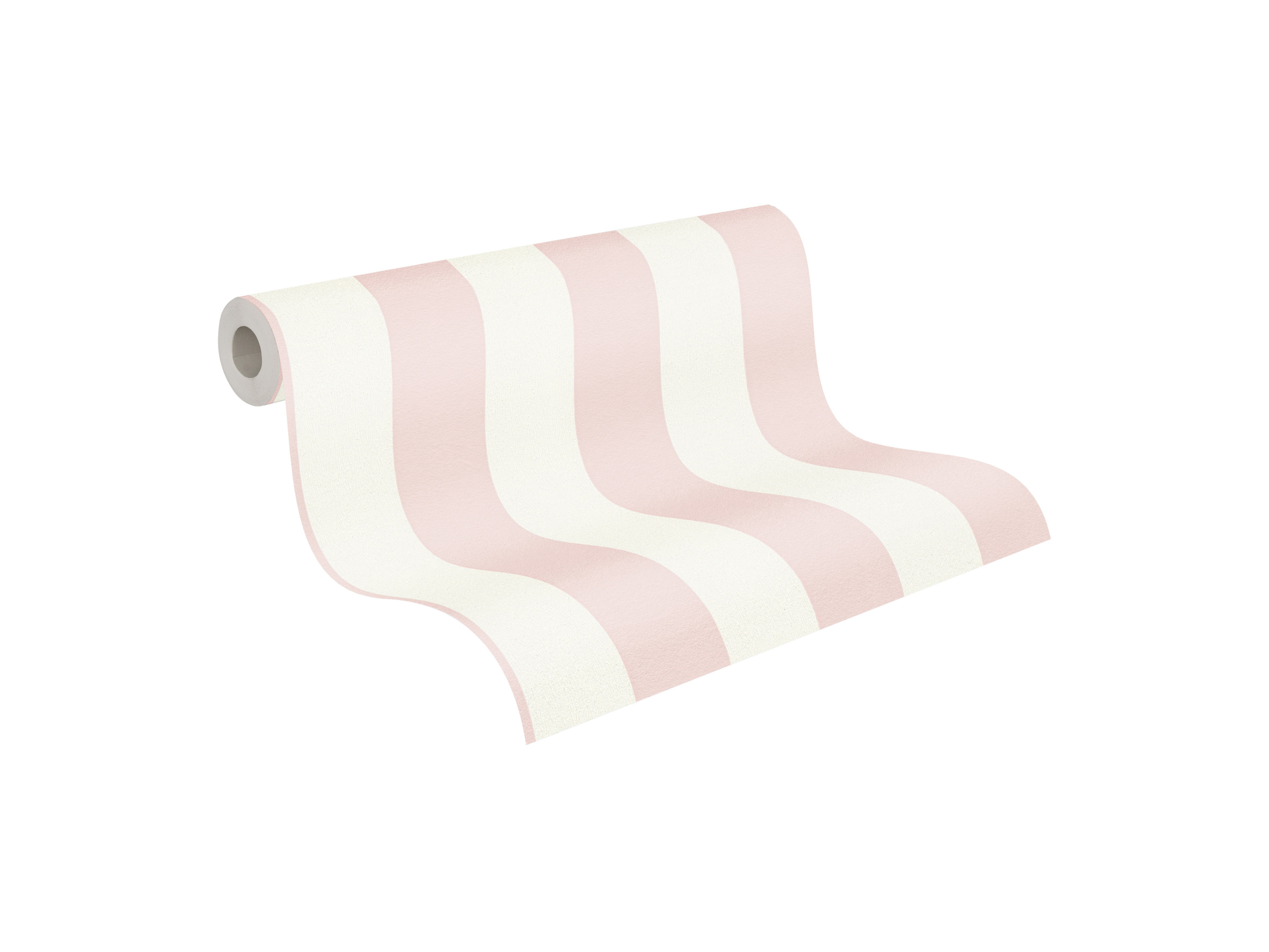 AS Création Vliesová tapeta (Smetana s rosé, 10,05 x 0,53 m)