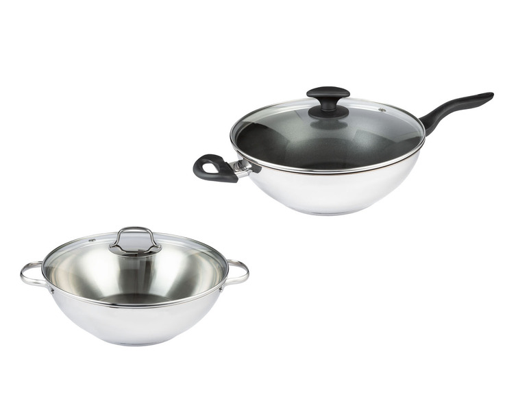  Zobrazit na celou obrazovku ERNESTO® Pánev wok z nerezové oceli, Ø 32 cm - Obrázek 1
