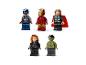 LEGO Marvel Avengers minifigurky: Captain America, Iron Man, Thor, Black Widow a Hulk.