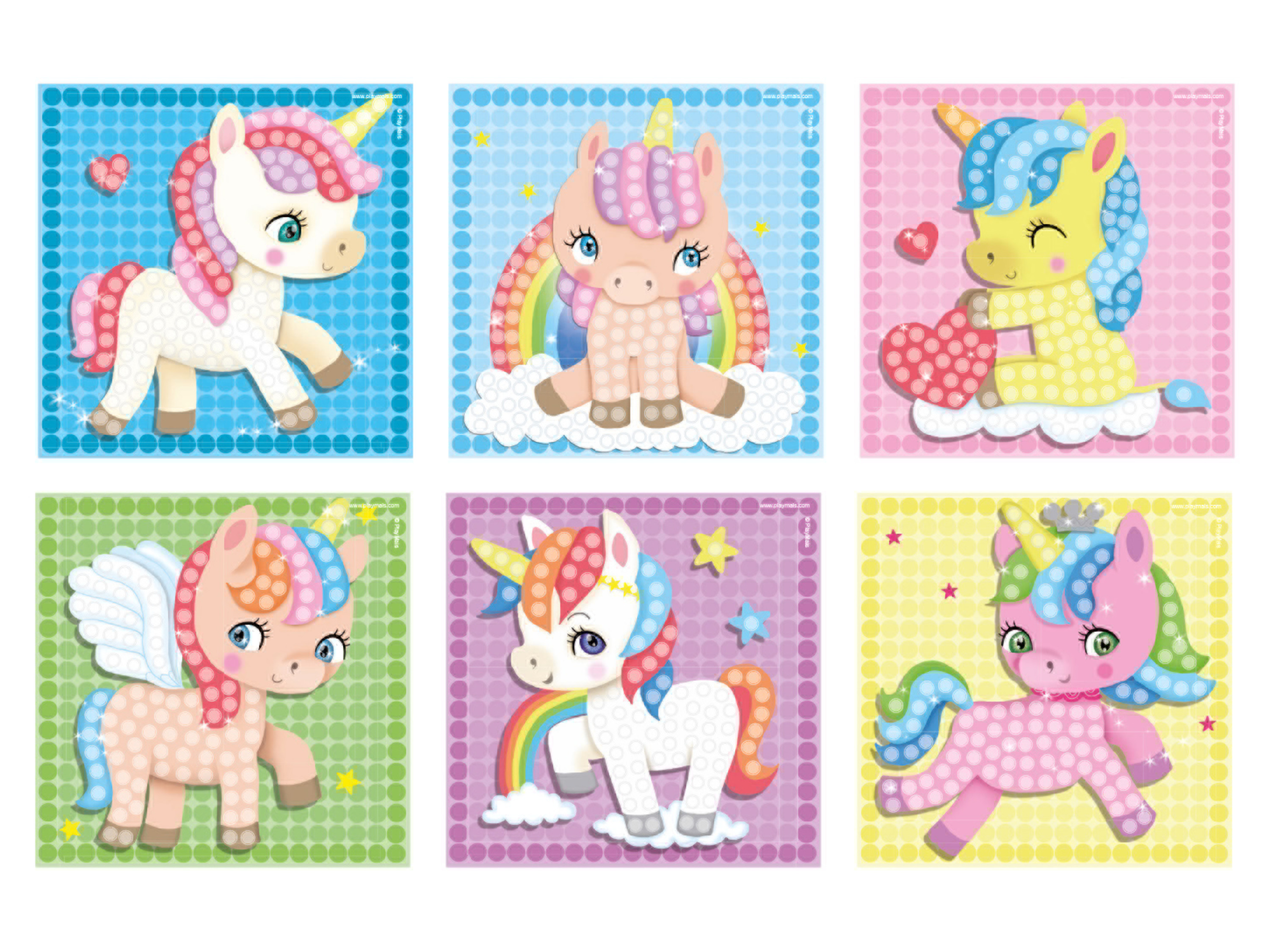 PlayMais Mozaika Jednorožec 2300ks