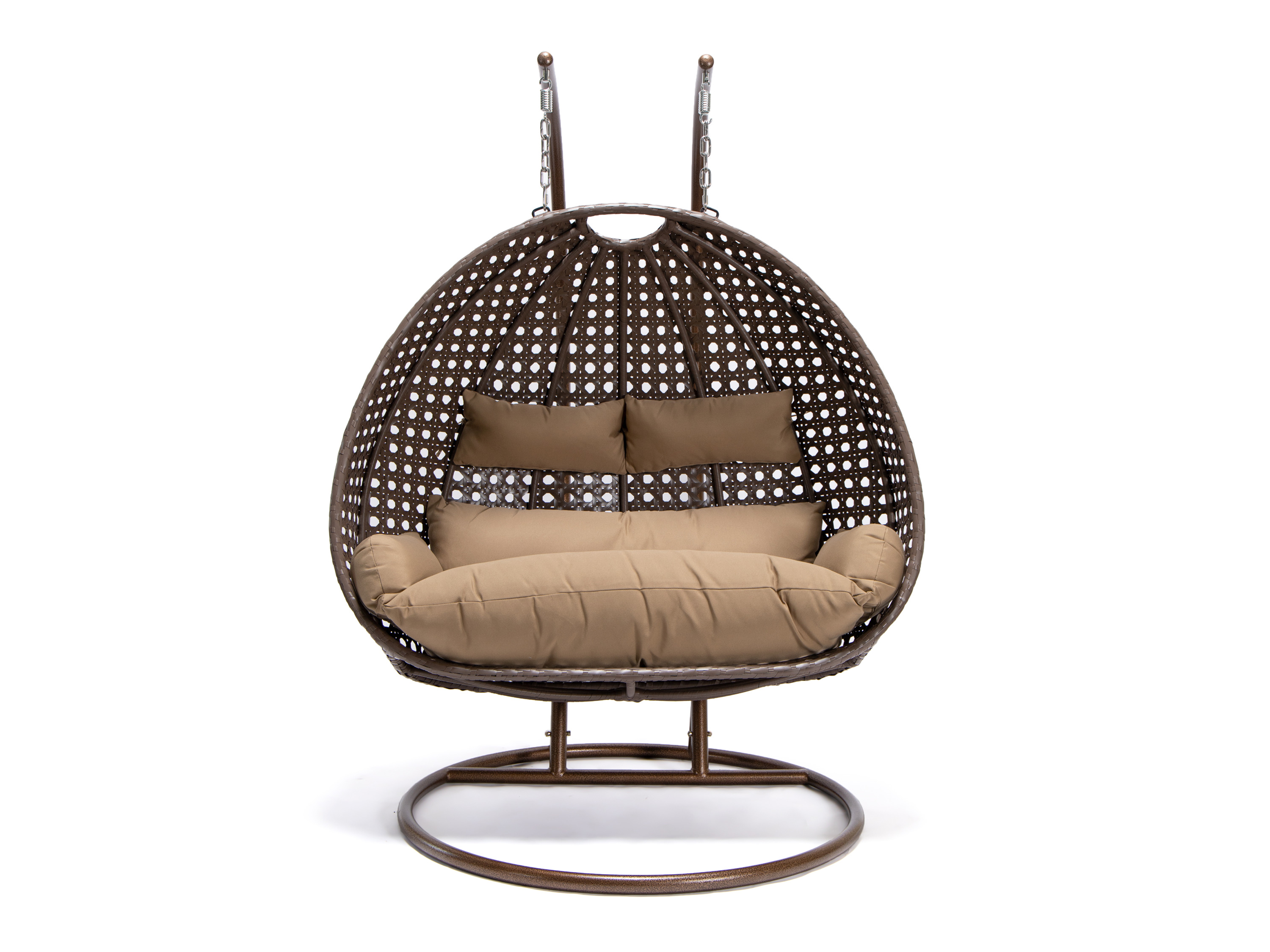 Home Deluxe Polyratanové závěsné křeslo »Twin« (hnědá)