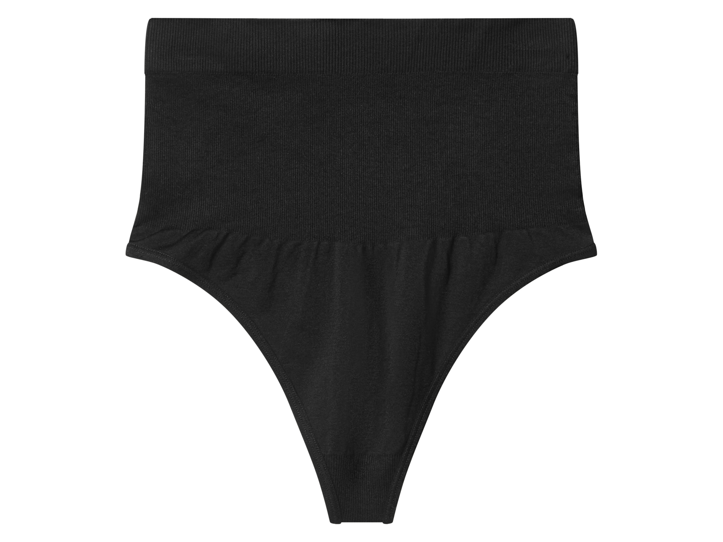 esmara® Dámské bezešvé tvarující kalhotky / Tanga (tanga/černá, M(40/42))