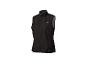 Sportovní černá vesta na zip.