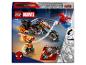 Sada Lego Marvel 76335 s Spider-Manem, Ghost Riderem a jeho plamennou motorkou.