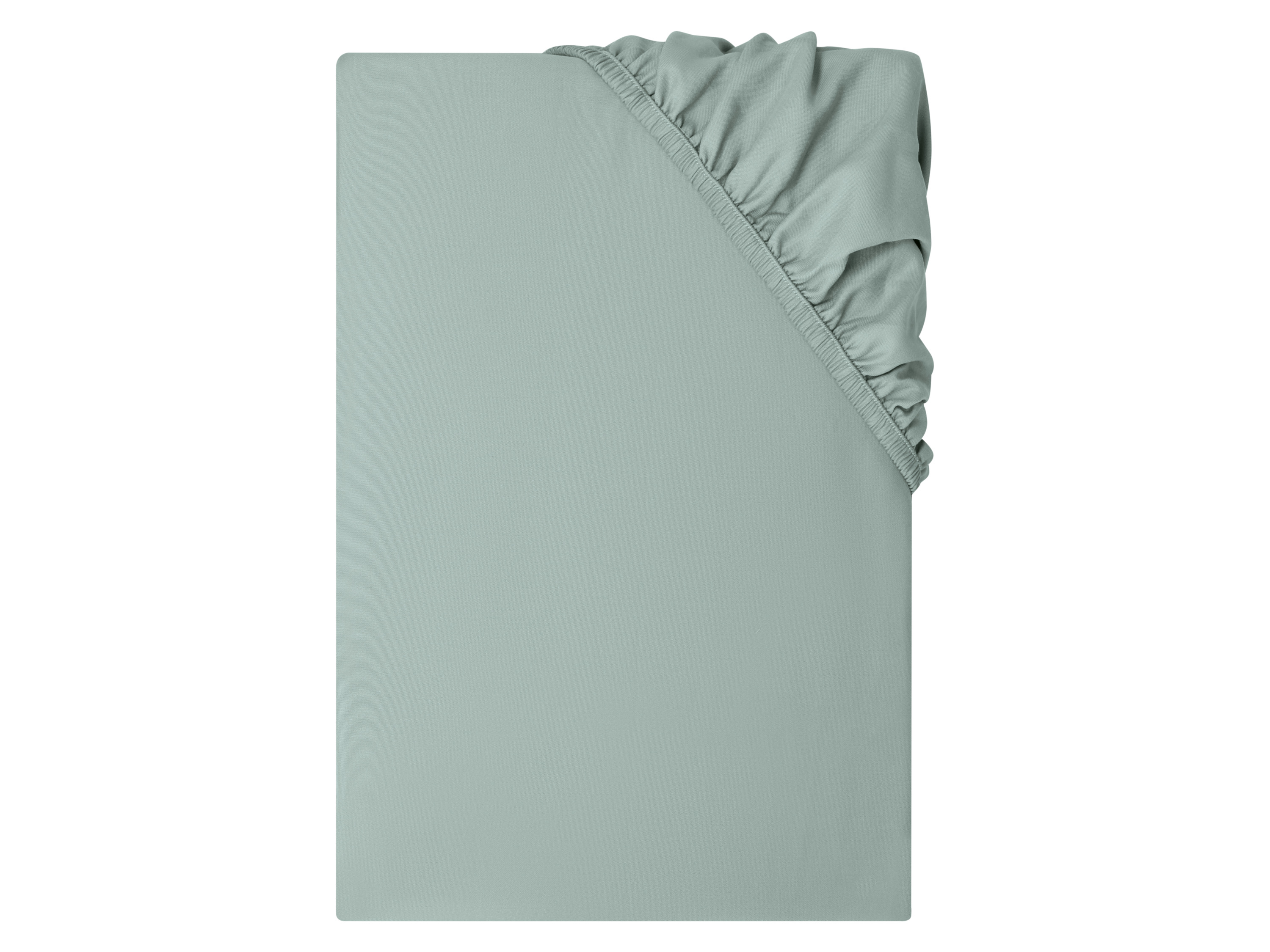 Livarno® Saténové napínací prostěradlo, 140-160 x 200 cm (zelená)