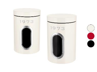 SILVERCREST® Sada potravinových dóz 1973, 2dílná
