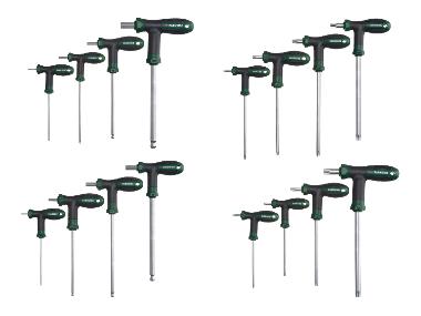 PARKSIDE® Sada inbusových / hvězdicových klíčů PSSS 8 B1, 8dílná