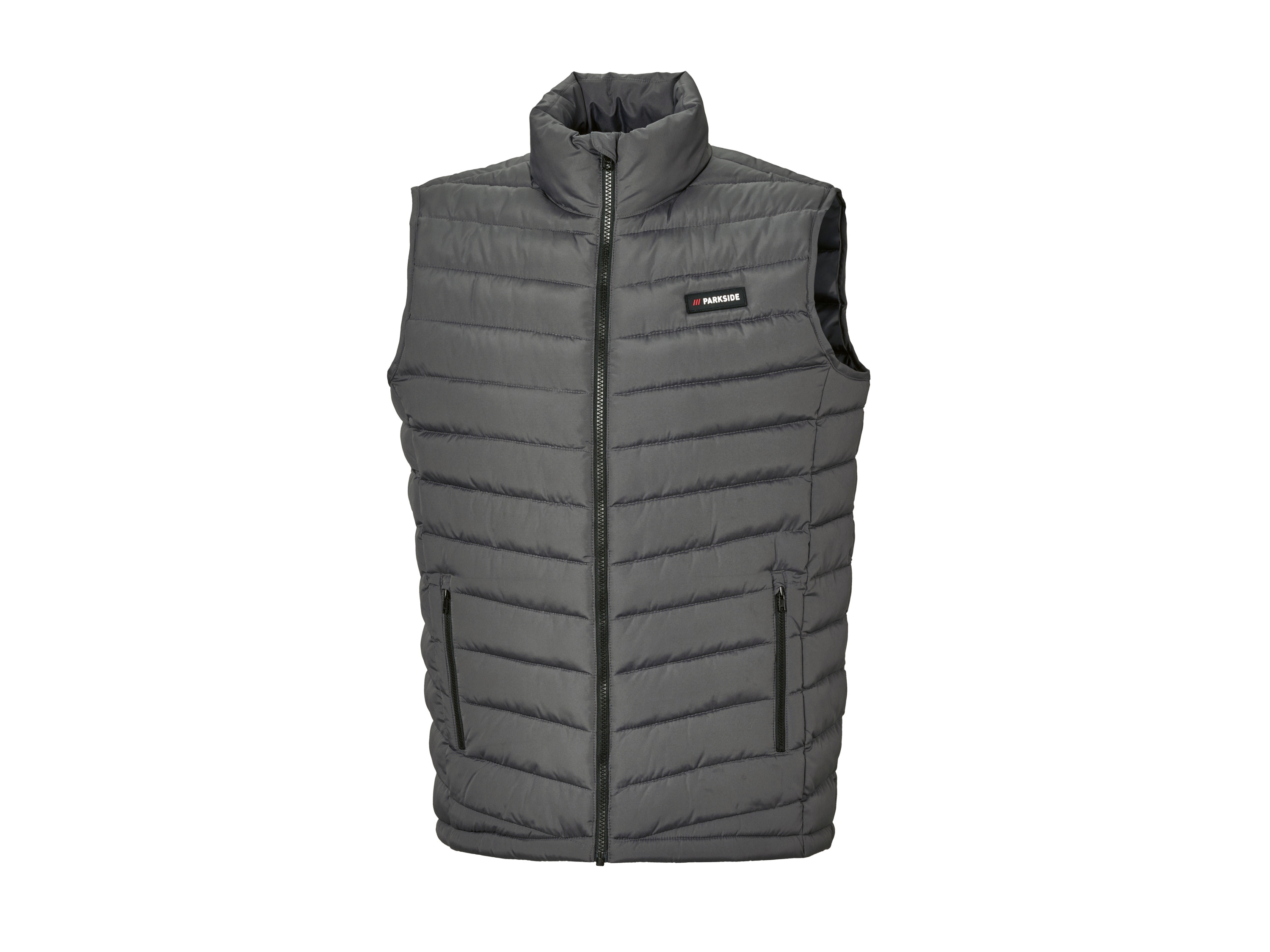 Parkside® Pánská prošívaná vesta (šedá, XXL (60/62))