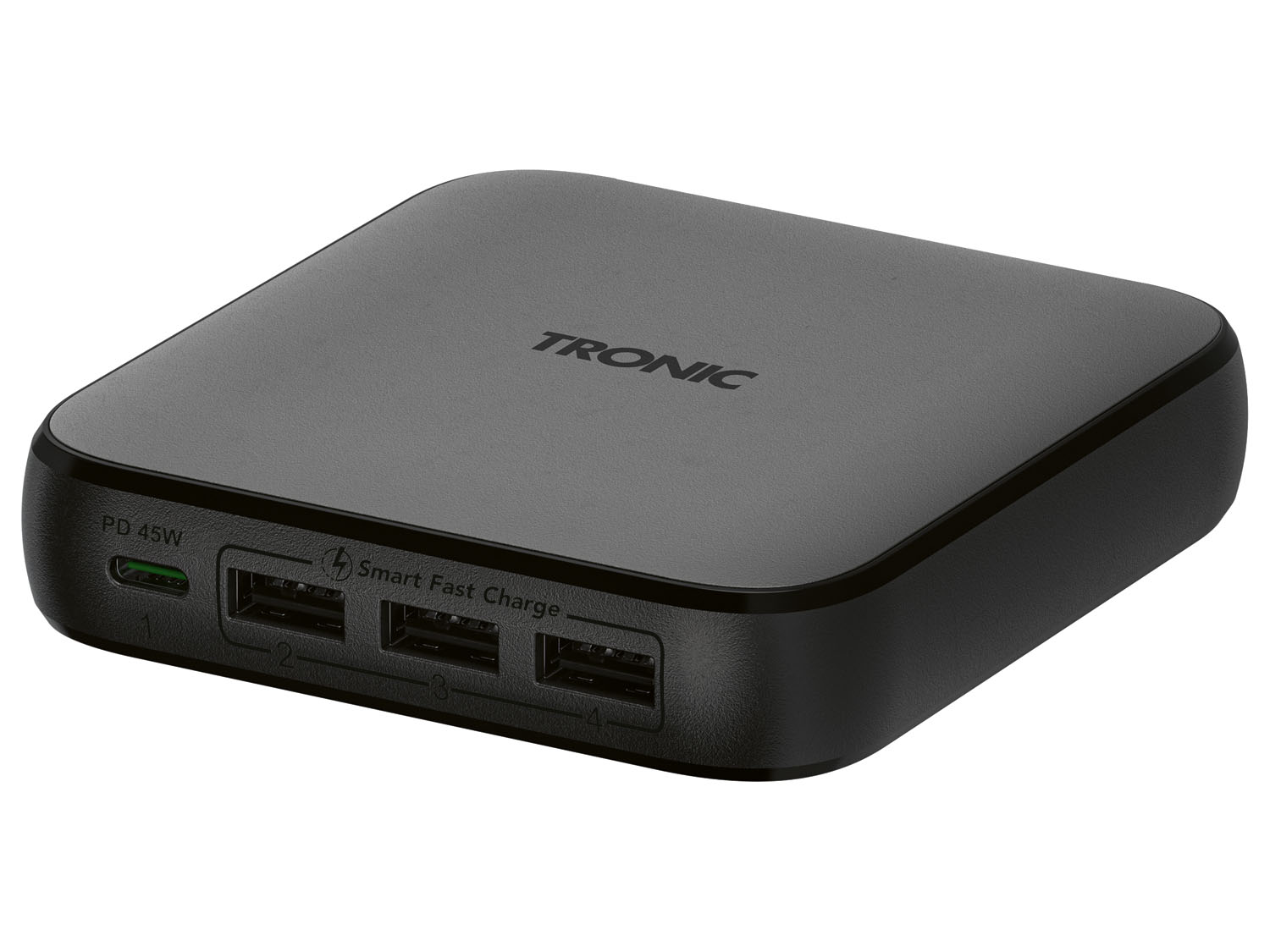 TRONIC® USB multi power nabíječka 65 W, USB-C PD, 3xUSB-A, GaN