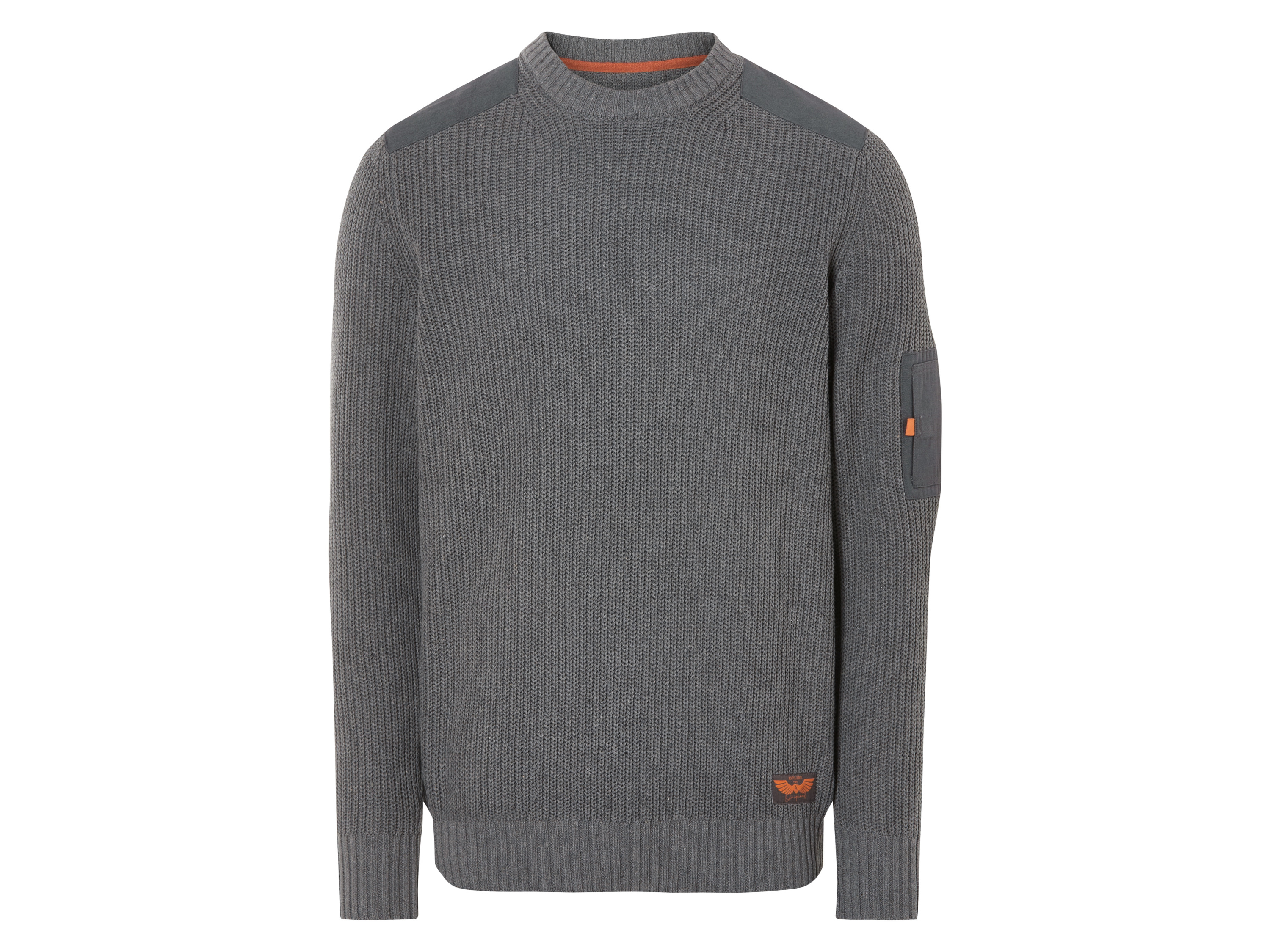 Livergy® Pánský úpletový svetr (šedá, S (44/46))