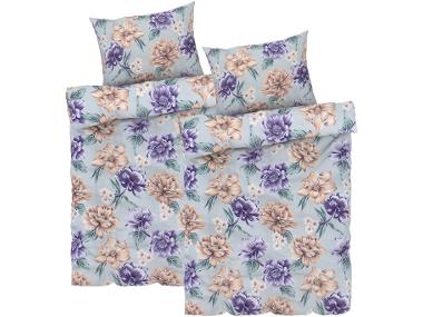 Sada ložního povlečení z mikrovláknitého saténu, 140 x 200 cm, 70 x 90 cm, barevná, 2dílná