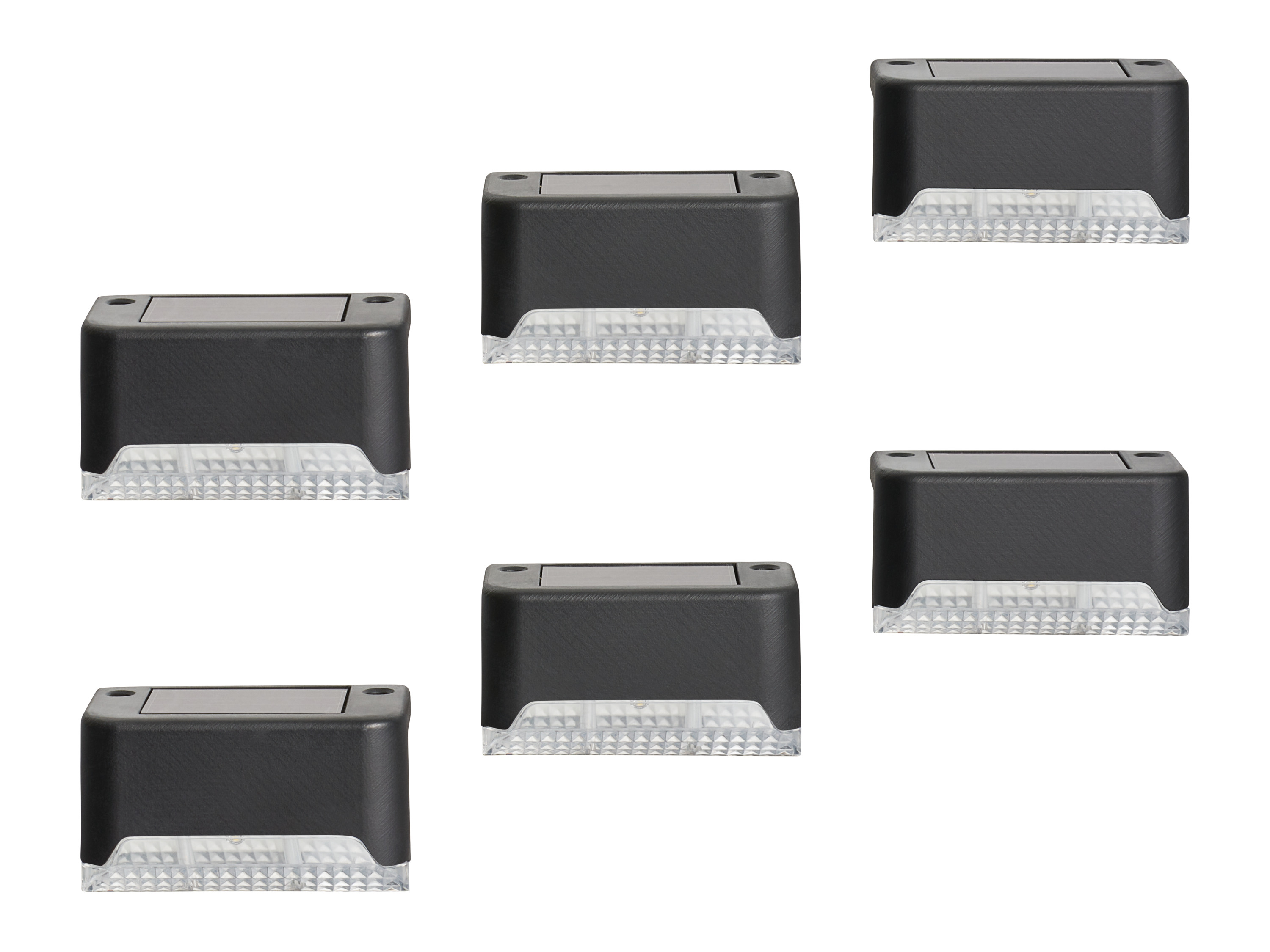 Livarno® Solární LED svítidlo, 6dílná sada (obdélníkový)