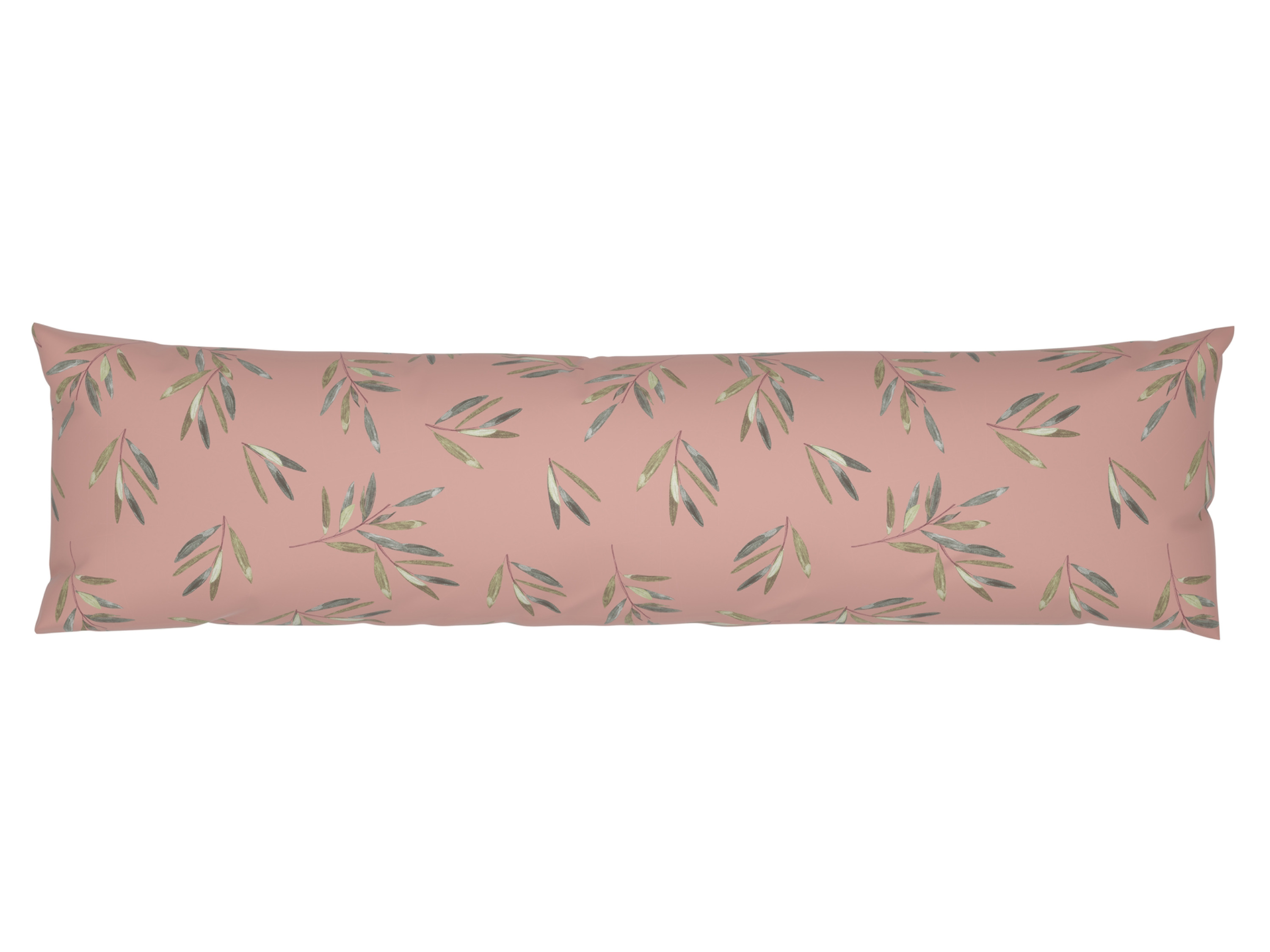 Livarno home Potah na polštář z mikrovláknitého saténu, 40 x 145 cm (růžová)