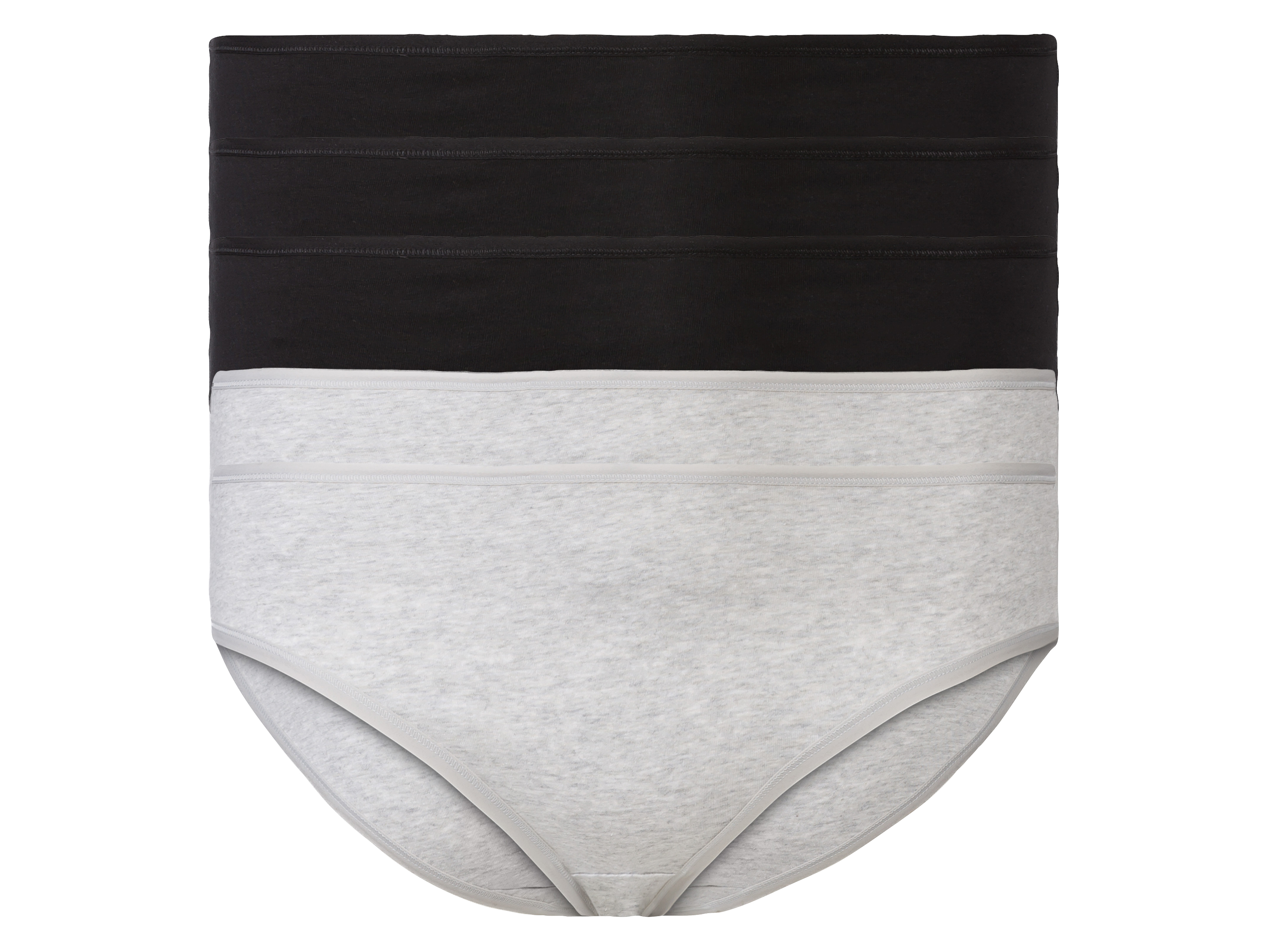 esmara® Dámské kalhotky Xxl, 5 kusů (XL (48/50), černá/šedá)