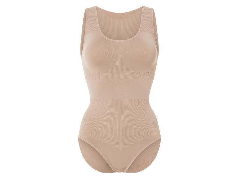 Béžové body s integrovanou podprsenkou.