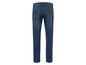Džíny tmavě modré barvy, pohled zezadu.