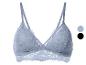 Světle modrá krajková bralette podprsenka s barevnými možnostmi.