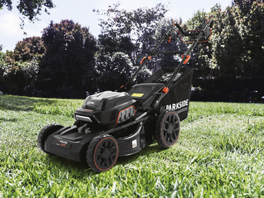 PARKSIDE PERFORMANCE® Aku sekačka na trávu PPRMA 40-Li A1, 2x Smart 8 Ah