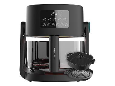 Cecotec Horkovzdušná fritéza Cecofry Flip and Grill, 4,5 l, 1500 W