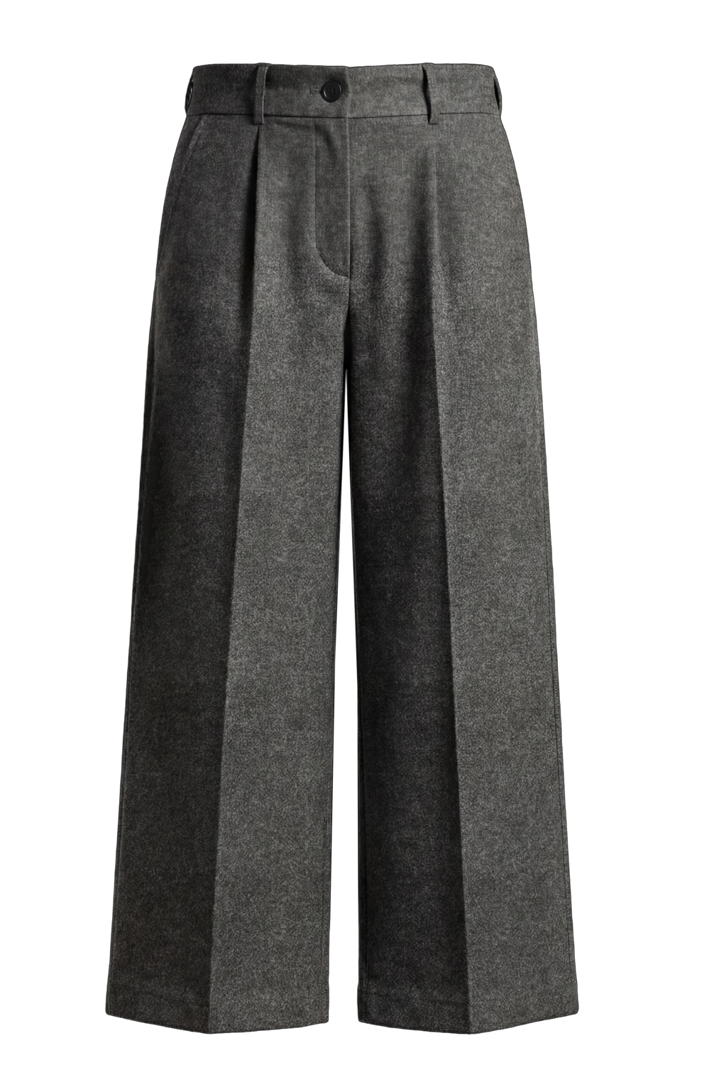 Esmara® Dámské kalhoty „Wide Leg“ (šedá, 38)