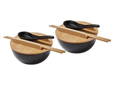 ERNESTO® Souprava na ramen, 10dílná, černá