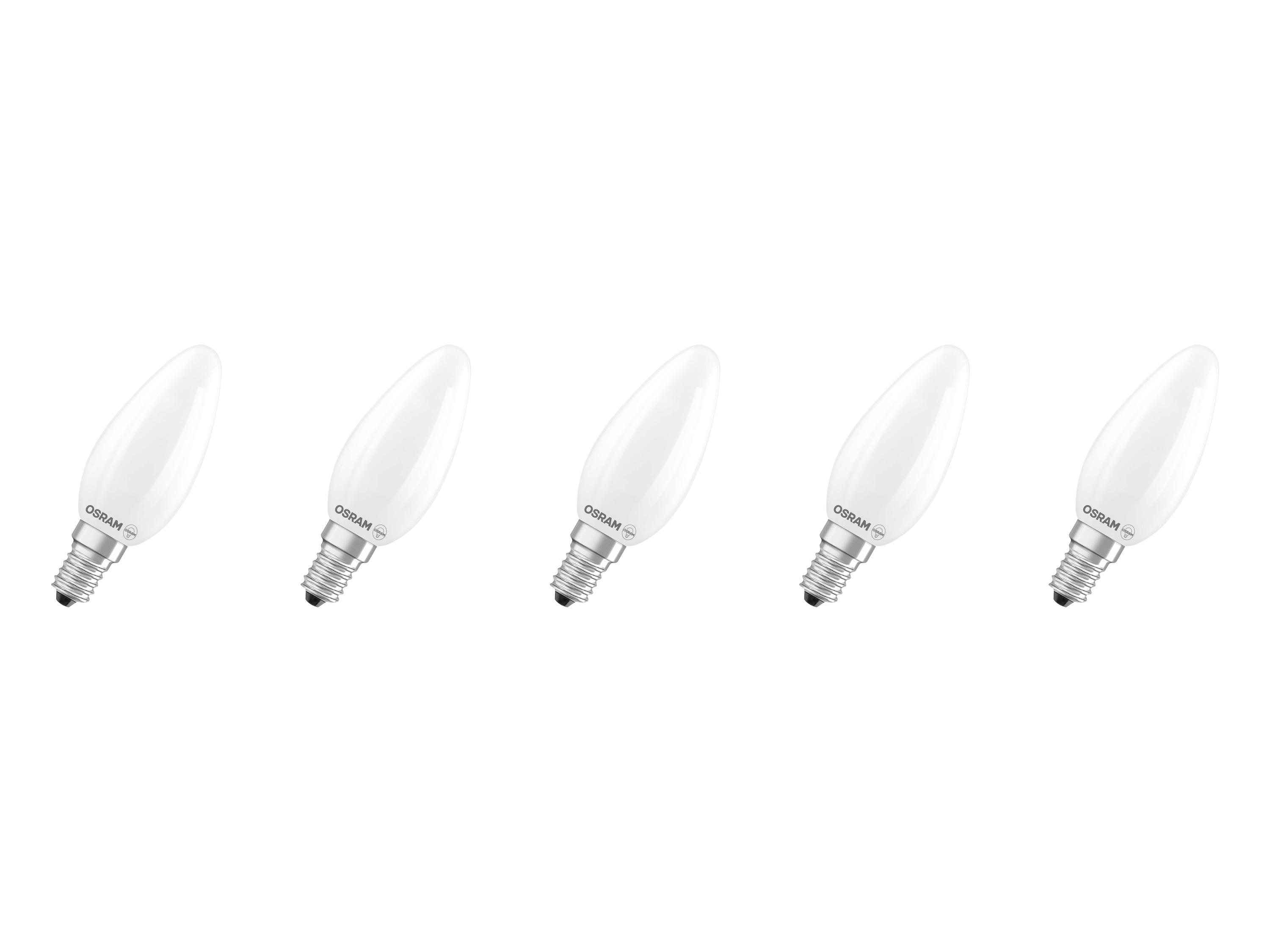 Osram LED žárovky »Base Retro«, 5 kusů (Clb40, E14, 470lm, 2700 K, matná)