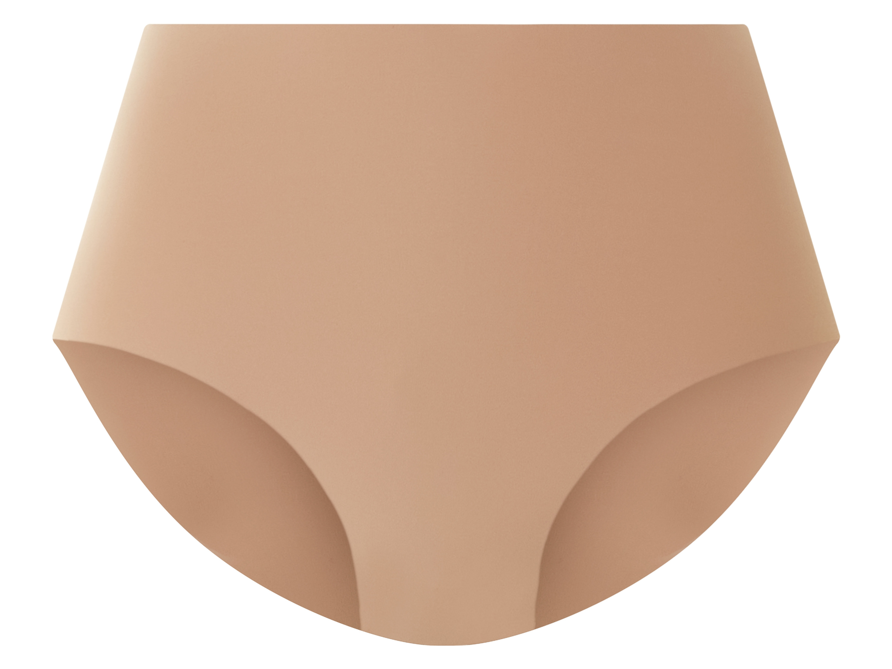 esmara® Dámské bezešvé kalhotky s vysokým pasem, 2 kusy (béžová, S(36/38))
