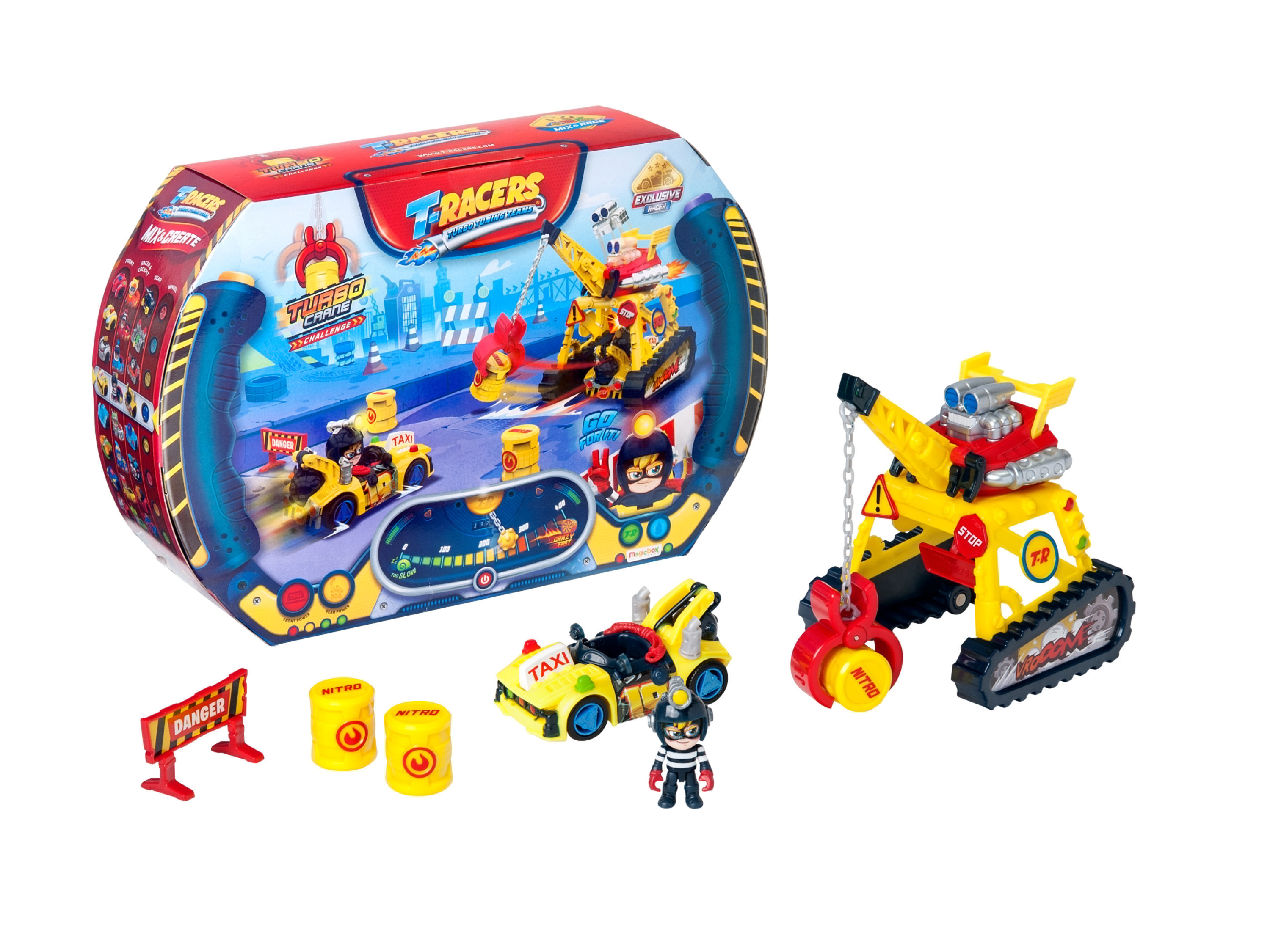 Autíčko T-Racers (Turbo Crane)