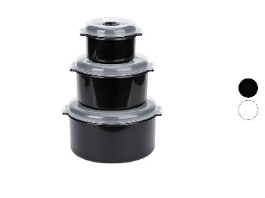 LIVARNO home Sada dóz do mikrovlnné trouby, 3dílná