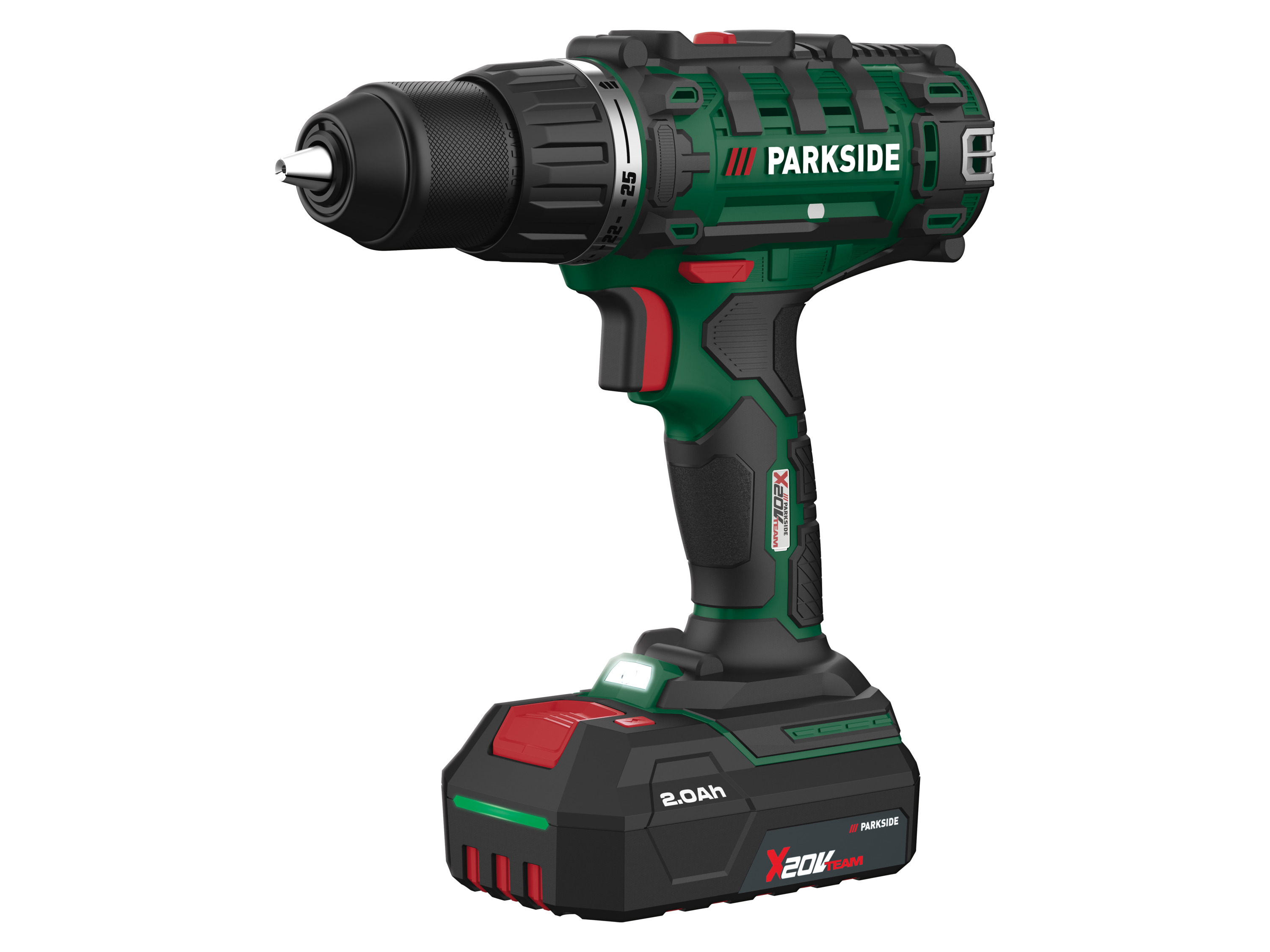 Parkside® Sada s aku vrtacím šroubovákem Pabs 20-Li I9