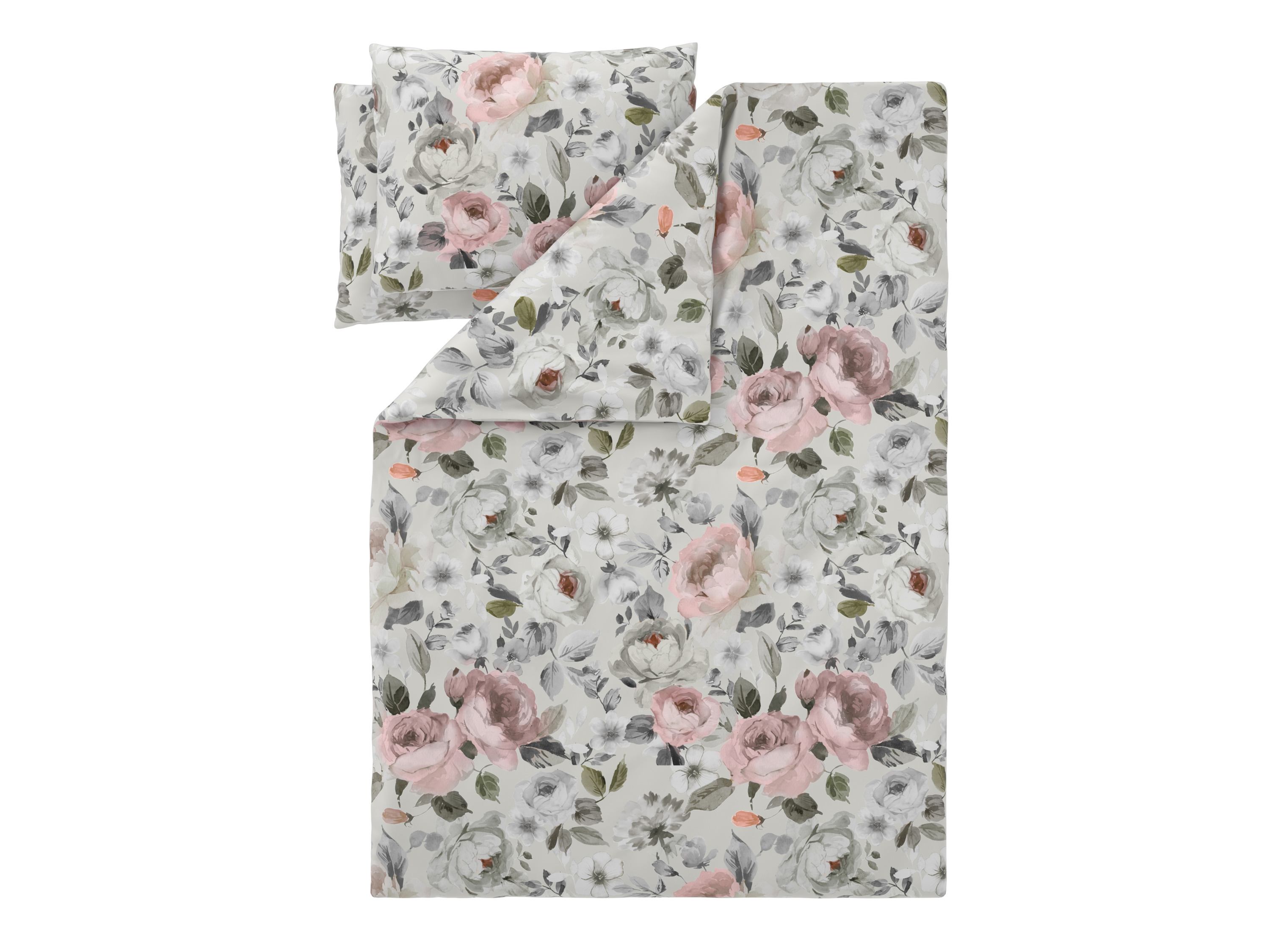 Livarno® Ložní povlečení Renforcé, 240 x 220 cm, 70 x 90 cm (bílá/béžová/zelená)