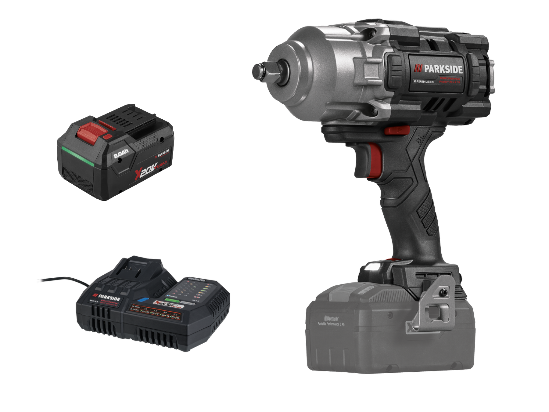 Parkside Performance® Smart nabíječka 20 V / 12 A Plgs 2012 A1