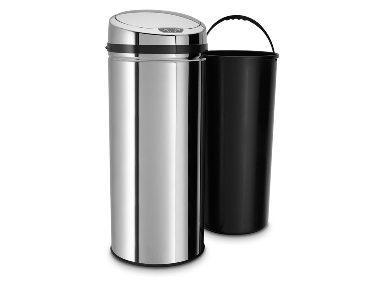  Zobrazit na celou obrazovku ECHTWERK Odpadkový koš s infračerveným senzorem INOX, 42 l - Obrázek 8
