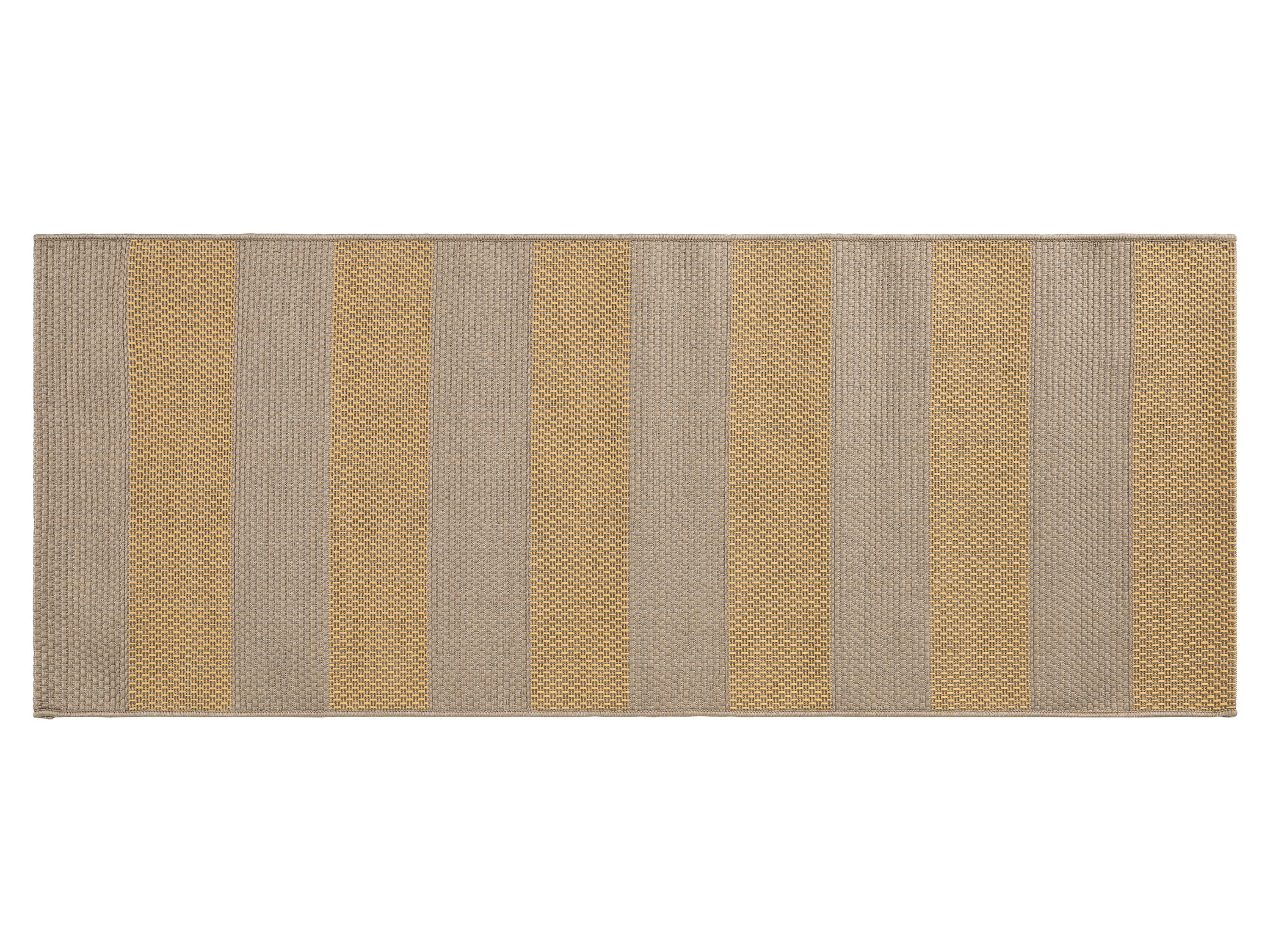 Livarno home Venkovní koberec, 80 x 200 cm (béžová/žlutá)