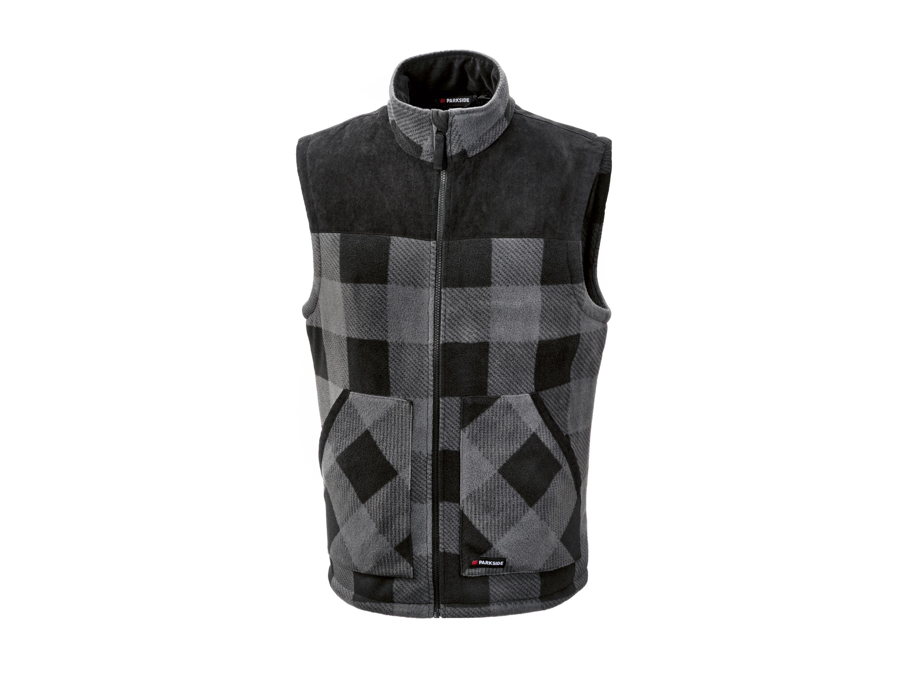 Parkside® Pánská fleecová vesta (šedá, XXL (60/62))